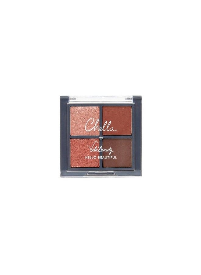 Chella - Blushing Rose Eyeshadow Palette Travel Size Mini Eyeshadow - Image 1