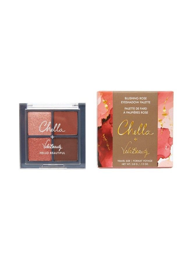 Chella - Blushing Rose Eyeshadow Palette Travel Size Mini Eyeshadow - Image 1