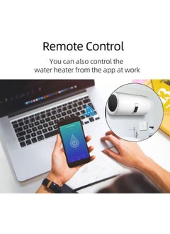 LUMIVE Lumive 20A Smart WiFi Wall Switch for Water Heaters With APP Control Touch Control Works with Siri Google Home and Amazon Alexa  - Image 3