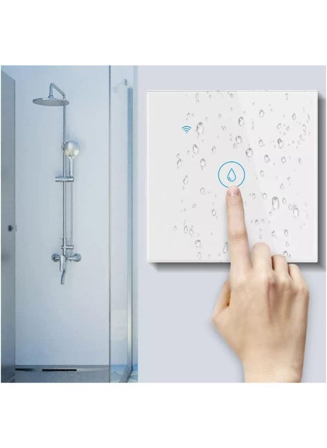LUMIVE - Lumive 20A Smart WiFi Wall Switch for Water Heaters With APP Control Touch Control Works with Siri Google Home and Amazon Alexa - Image 1