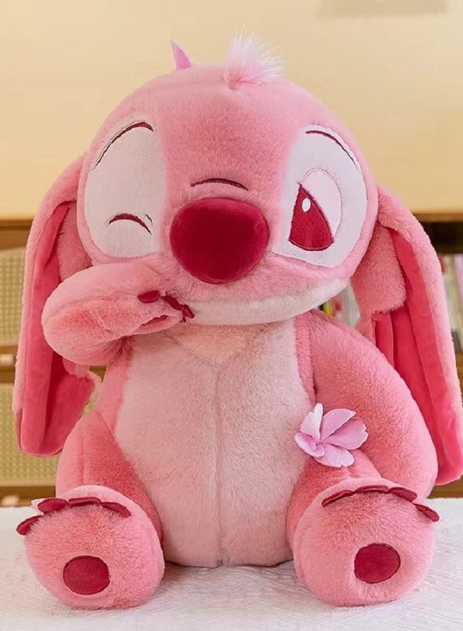 Pink Large Plush Toy,Ultra-Soft Adorable Figure, Top Birthday Gift for Boys and Girls, Versatile Decor for Desk, Bedroom and Living Room,Great Office Stress Relief Doll 30cm  - Image 1