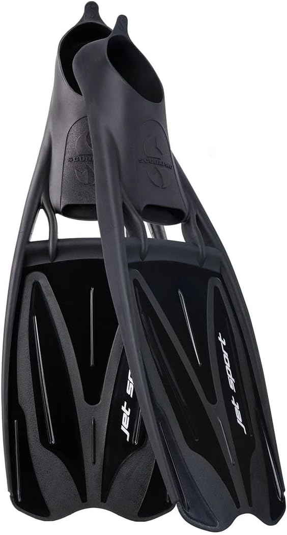 Scubapro Jet Sport Full Foot Fin  Black XLarge - Image 4