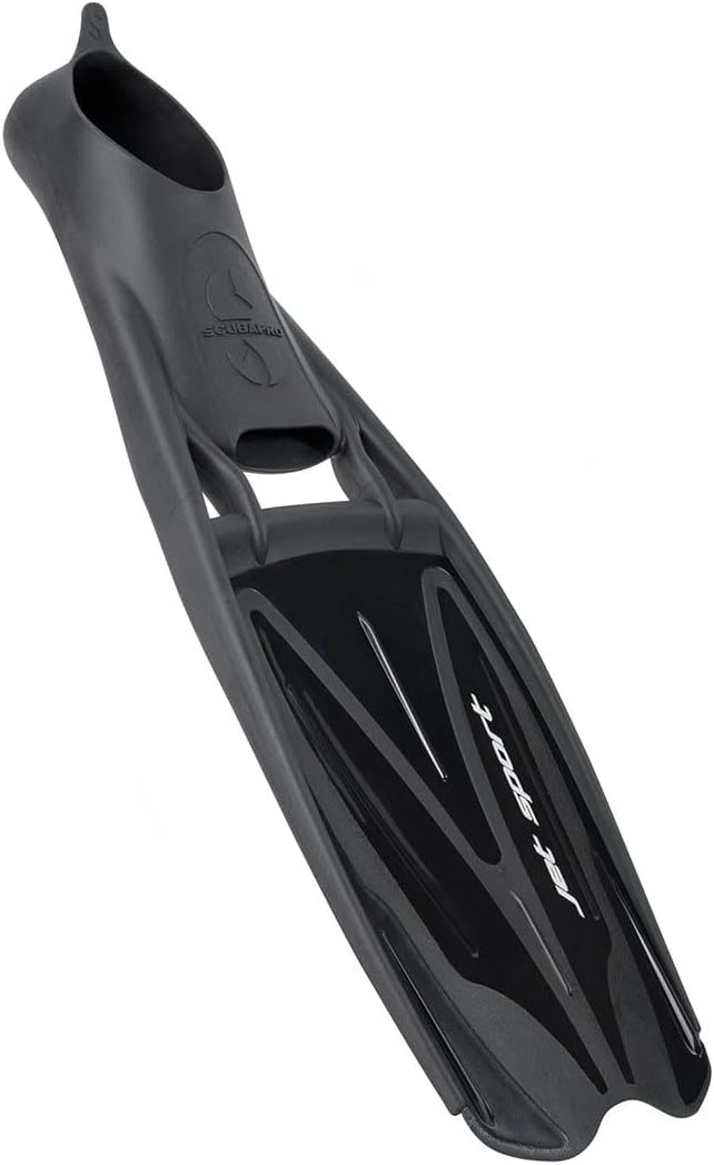 Scubapro Jet Sport Full Foot Fin  Black XLarge - Image 1