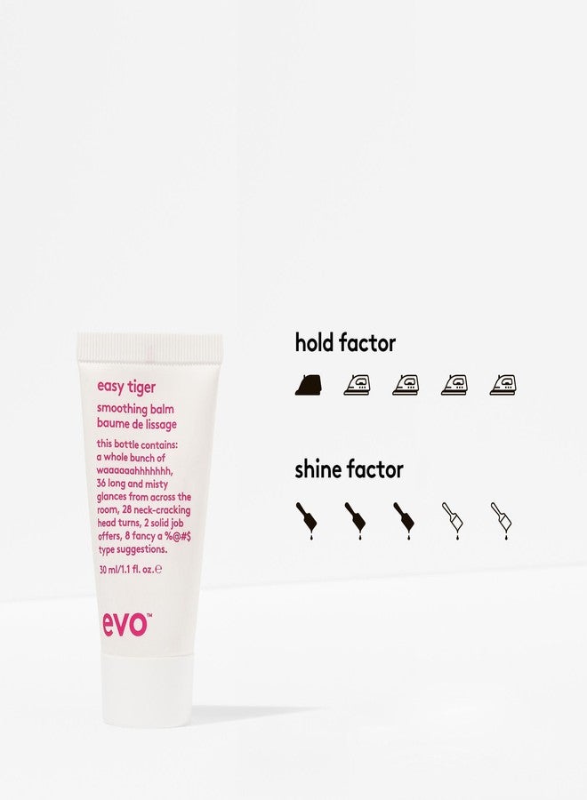 EVO Easy Tiger Smoothing Cream for Thick & Coarse Hair - Heat Protection, Frizz Control & Style - 1 fl oz, Travel Size - Image 3