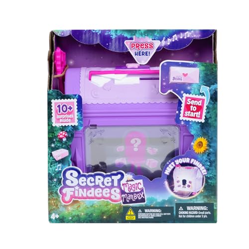 Goliath Secret Findees Magic Mailbox Purple Includes Either Hailee or Zoee Discover 10 Surprises Inside Recommended for Ages 4 - Image 1