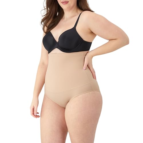 Maidenform Women’s Firm Control High Waist Shapewear Fajas Brief FL1854y, Latte Lift, X-large - Image 2