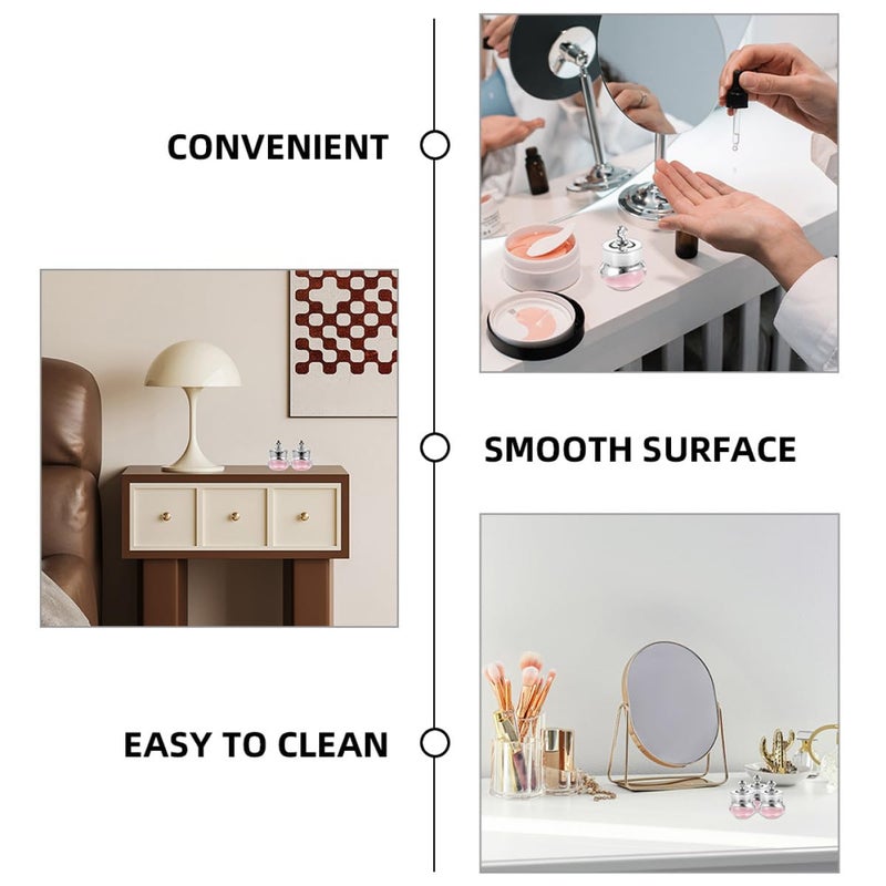 9pcs 5g Refillable Acrylic Cosmetic Jars with Lids for Moisturizer and Eye Cream Travel Storage - Image 4