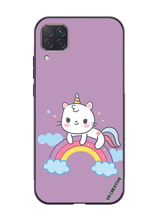 VR CREATIVE Protective Case Cover For Huawei Nova 7i/P40 Lite Unicorn Design Multicolour - Image 1