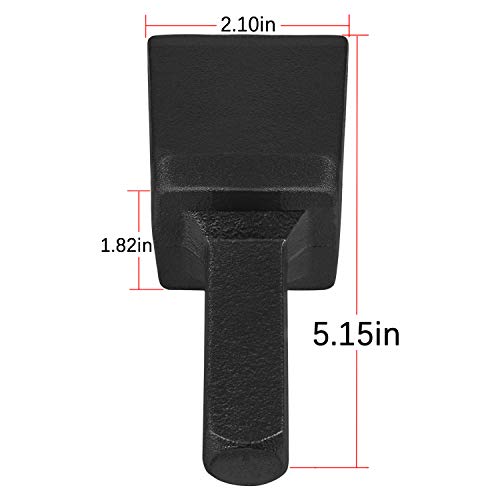 Sunluway Blacksmith Anvil Hardy Cutter Tool 3/4 inch Shaft Hot Cut Tool Blacksmith Anvil Forge Tool Shank Cutter (Black) - Image 5