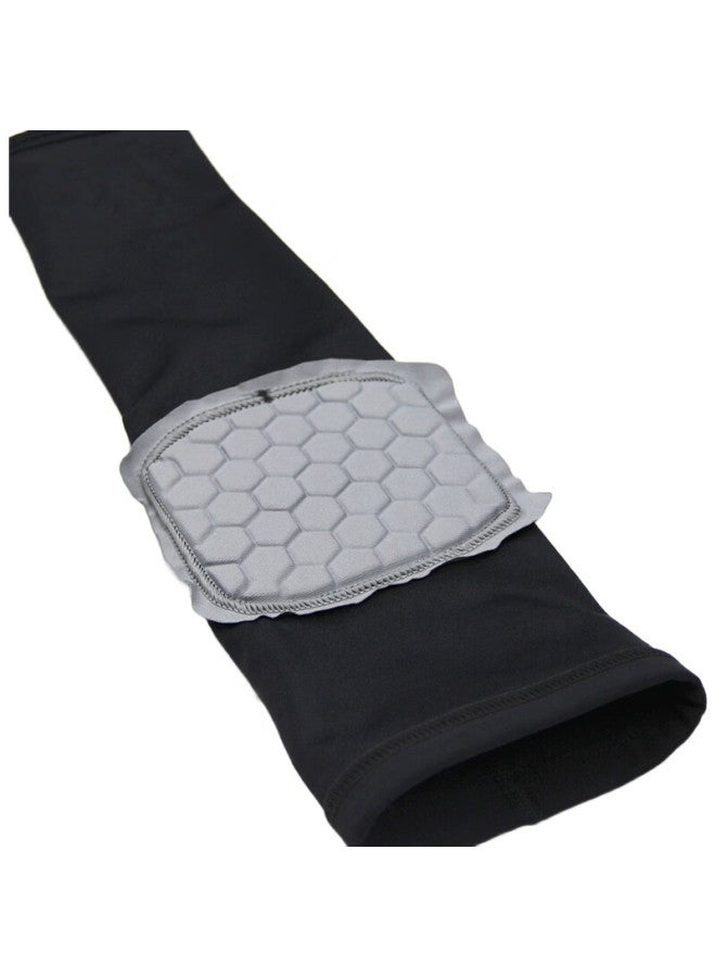 McDavid مك ديفيد 6500 كم ذراع كرة السلة وكرة القدم واللياقة البدنية سريع الجفاف وممتص العرق بتقنية خلية النحل مضاد للصدمات ومضاد للسقوط باللون الأسود مقاس M - Image 1