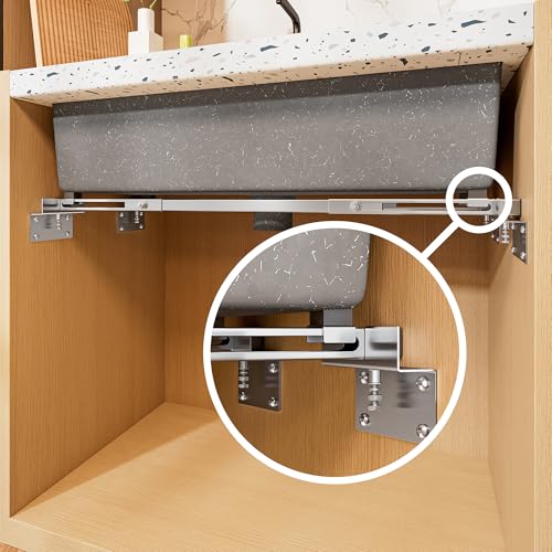 TYESTAND CPT4pro Upgrade Undermount Sink Brackets Stainless Steel Adjustable Supports with 4 Antibulging Kit for Heavy Duty Undermount Kitchen Sink 2839471100cm - Image 1