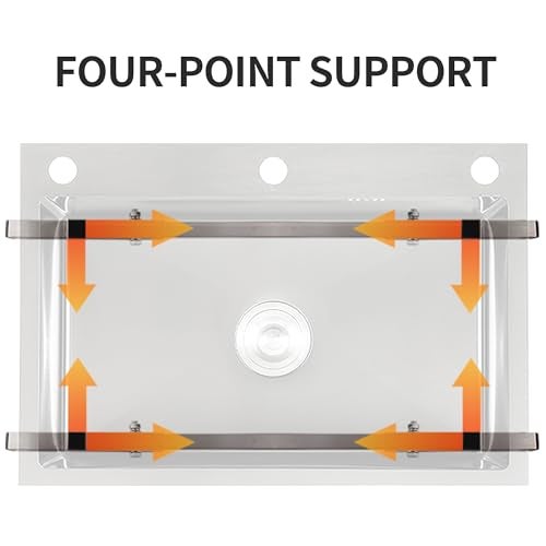 TYESTAND CPT4pro Upgrade Undermount Sink Brackets Stainless Steel Adjustable Supports with 4 Antibulging Kit for Heavy Duty Undermount Kitchen Sink 2839471100cm - Image 3