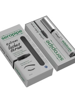 seropipe EXTREME LASHES SERUM - PERFECT FOR WEAK , SHORT & THIN EYELASHES AND EYEBROWS - 10 ML 
