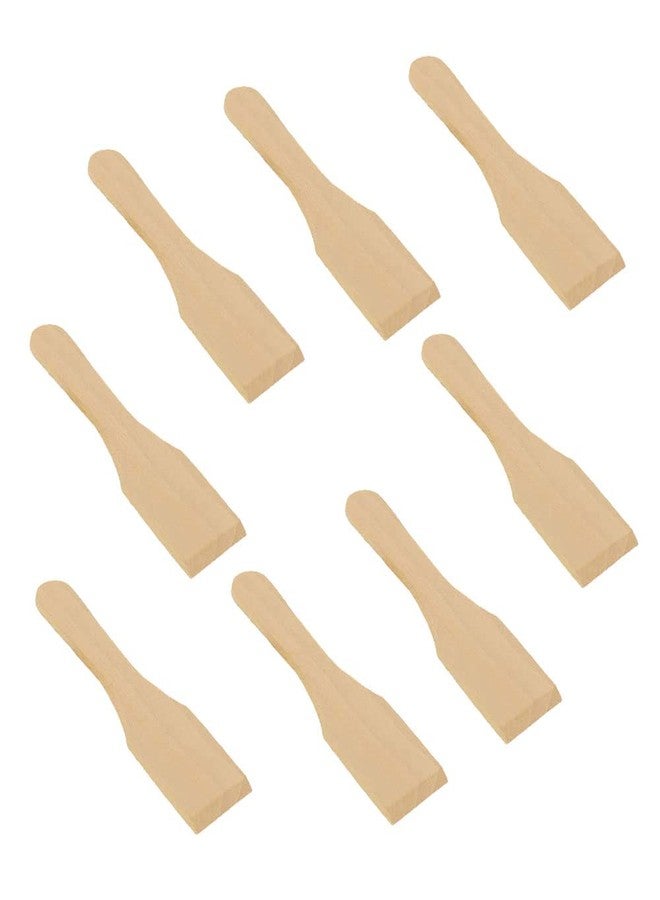Kosmosta Wooden Raclette Spatula Wood Kitchen Utensils for Non-stick Pans, Cheese Grills, Gourmet Boards, Frying Pans, Fondue, 8 pcs/set - Image 1