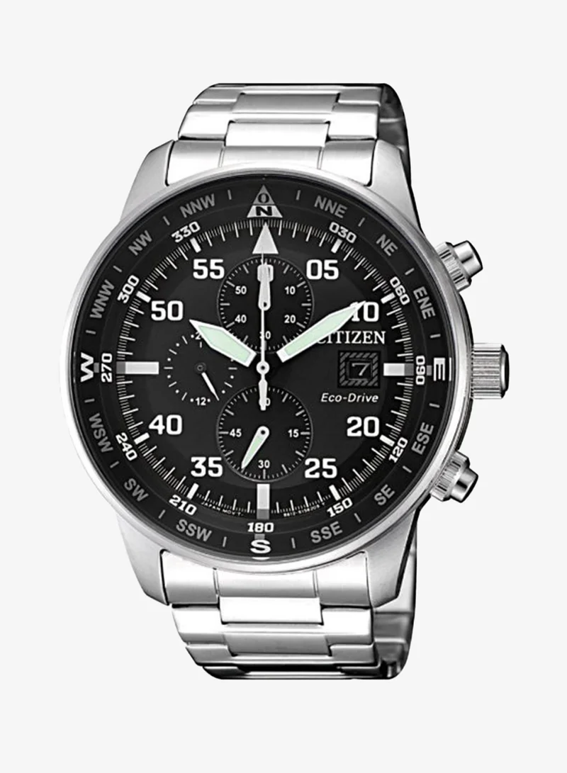 Citizen Men's Stainless Steel Strap Eco-Drive Standard Watch CA0690-88E - 44 mm
