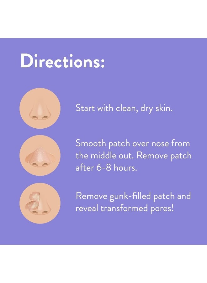 Peach Slices | Nose Pore Patches | Medical-Grade Hydrocolloid | Targets Pores & Pimples | Absorbs Oil Overnight | Vegan | Cruelty-Free | Facial Skin Care Products | 7 Ct  - Image 2