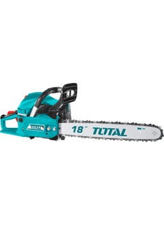 TOTAL Total 18" Gasoline Portable Chain Saw 1.8KW 46CC - Powerful 2-Stroke Motor for Efficient Cutting Trees, Branch, Wood, Farm, Yard & Garden  - Image 3
