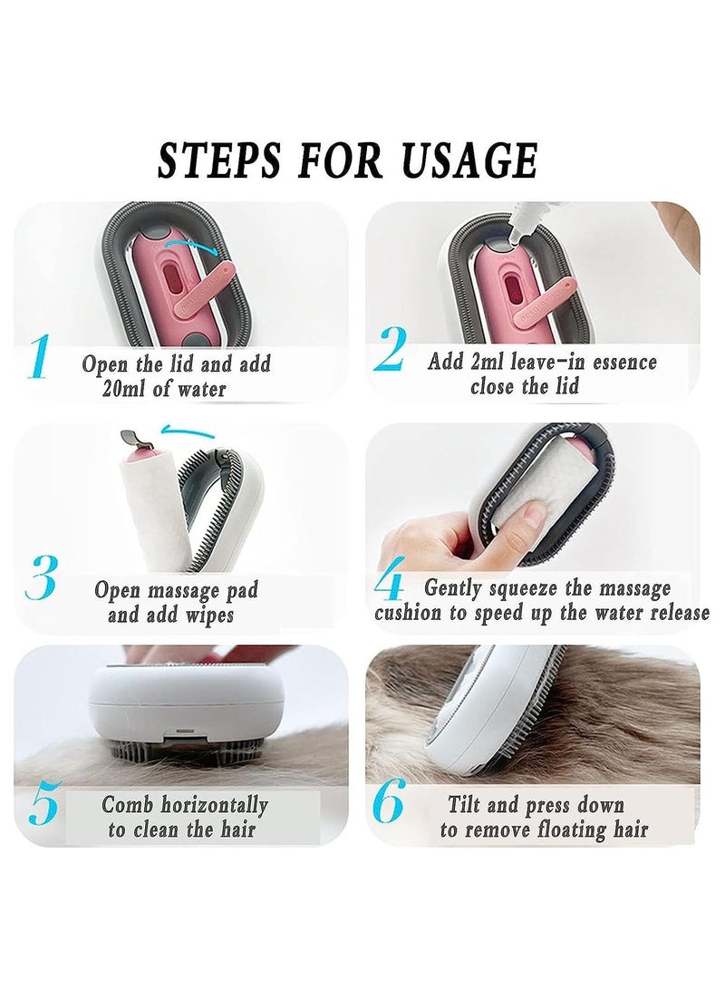 general Cabbage Pet Sticky Brush - Cat Sticky Brush 2.0, Cat Brush Water, 4 in 1 Cleaning Brush Cat, Cat Brush Wipes, Wet Cat Brush - Image 5