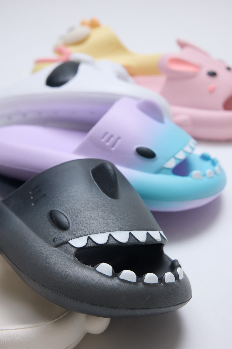 DeFacto Black Boy Boy Flat Sole Eva Slippers Casual - Image 1