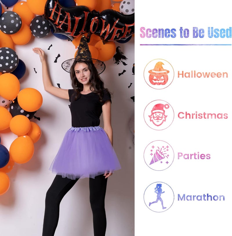 Simplicity Women's Adult Classic Elastic 3 or 4 Layered Tulle Tutu Skirt - Image 5