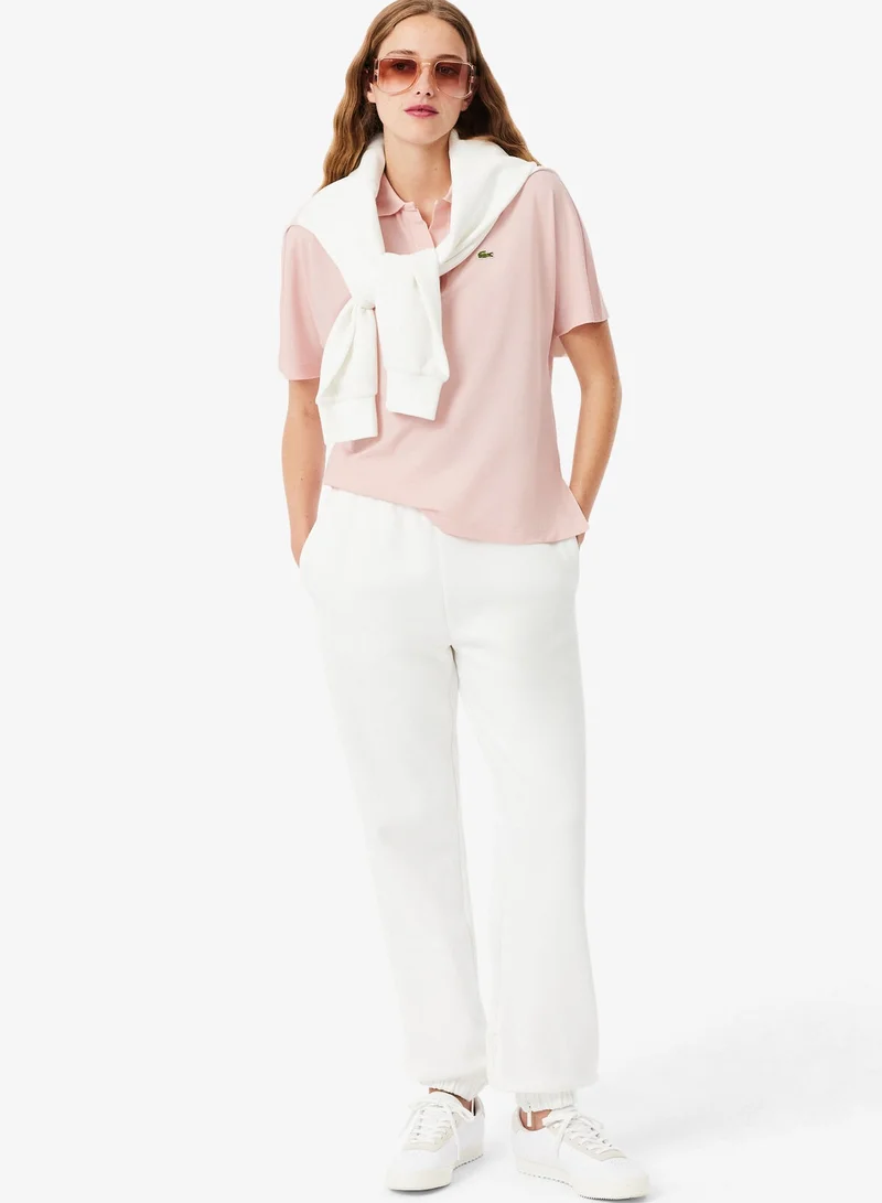 Lacoste  Relaxed Fit Fluid Pique Polo Shirt for Women | Best Price UAE
