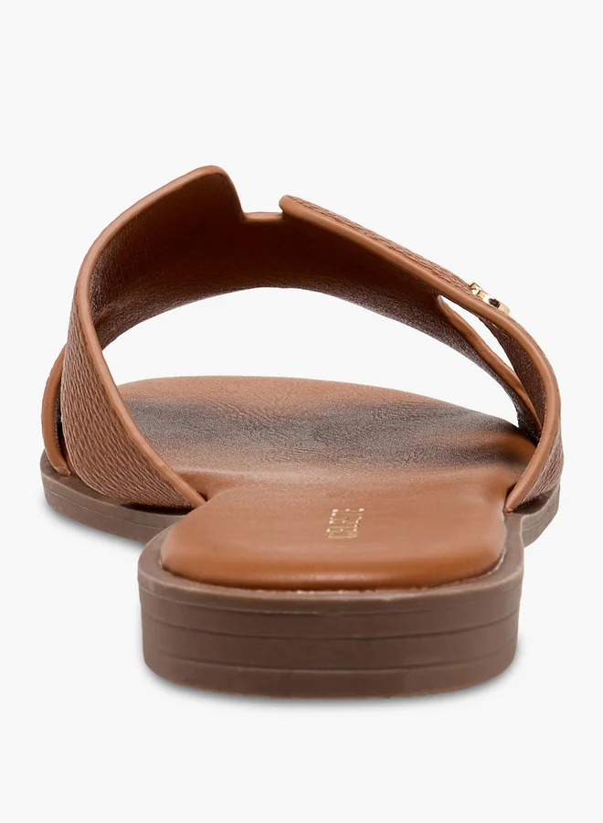 Celeste Women's Textured Slip-On Flat Sandals