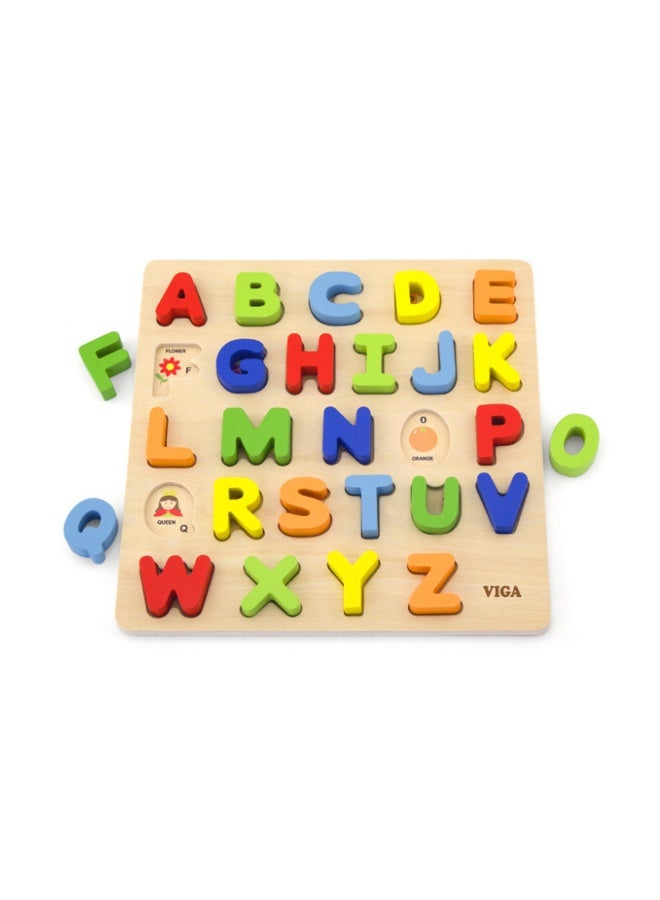 Viga Block Puzzle - Alphabet Uppercase - Image 1