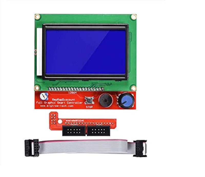 BIGTREETECH 12864 LCD Control Panel Smart Controller Display Compatible with Ramps 1.4 Ramps 1.5 1.6, MKS Gen L, V1.4 For RepRap Mendel 3D Printer