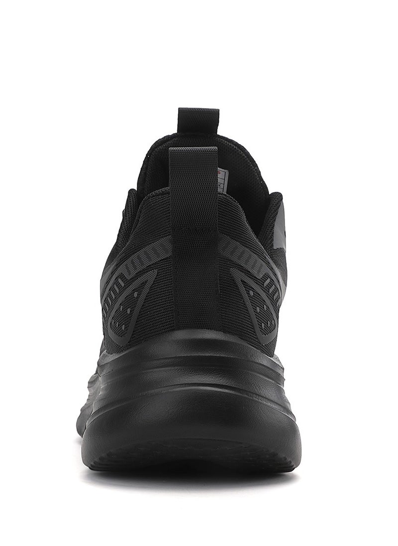 Sky View Athlesiure Men Running Shoes Men Casual Breathable Walking Shoes Sport Athletic Sneakers Gym Tennis Slip On Comfortable Lightweight Shoes Black  - Image 4