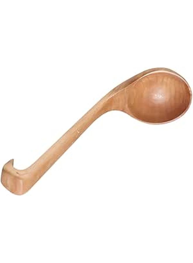 Wooden Soup Ladle Long Handle Japanese Style Serving Spoon For Cooking Hot Pot And Kitchen Utensil Light Wood - Image 1