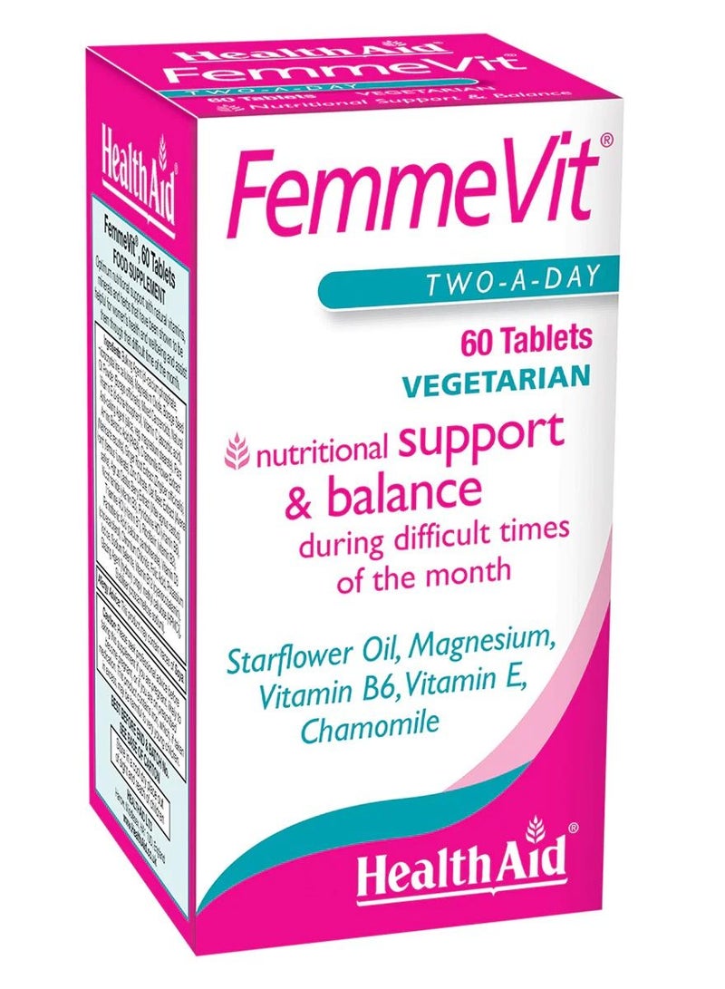 HealthAid Women Vitamins Femme Vit tabs 60's - Image 1