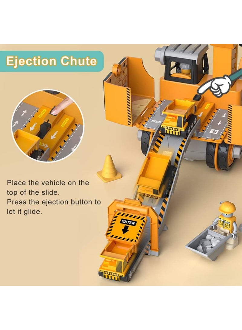 SOLARAE Take Apart Toy Construction Trucks, Take Apart Truck Toys Play Set Bulldozer Kid Construction Vehicles Gift for 3 4 5 6 Years Old Boy & Girls - Image 5