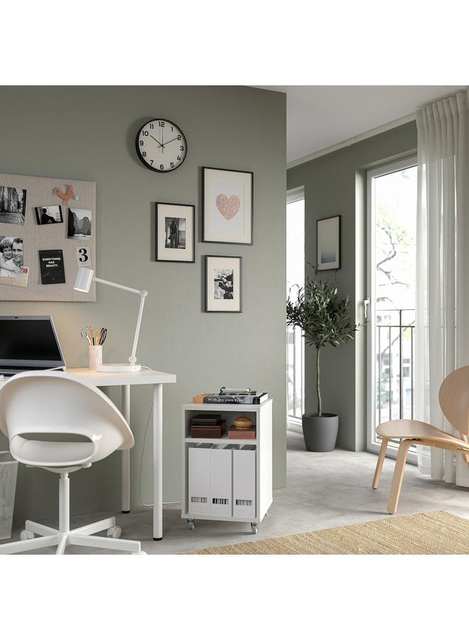 Zaboon Bedside Table, White, 37X37 Cm - Image 5