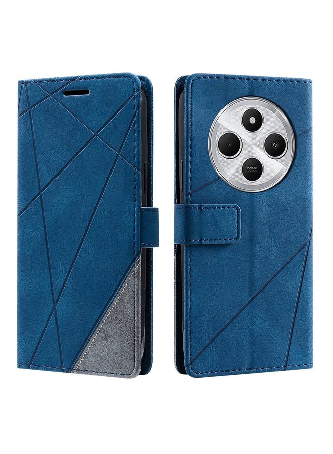 erorex Case For Redmi 14C 4G Skin Feel Splicing Leather Phone Case - Image 2