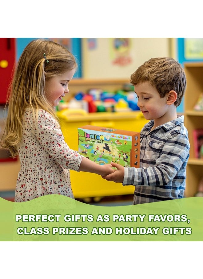FUN LITTLE TOYS FUN LITTLE TOYS Party Favor for Kids Building Set, Mini Animals Building Blocks Sets Goodie Bags Stuffers for Kid, Small Toy Prizes, 12Pack Kit Birthday Party Favor Gifts Toys for Ages 8-13  - Image 5