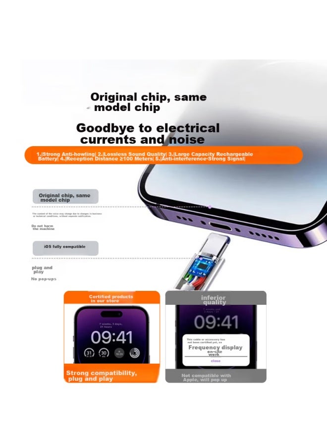 Witgoer Compatible With Apple Earphones, Wired Lightning, For Iphone 13 Pro Max/14/12/11/ipad/15/8/7 Plus - Image 2