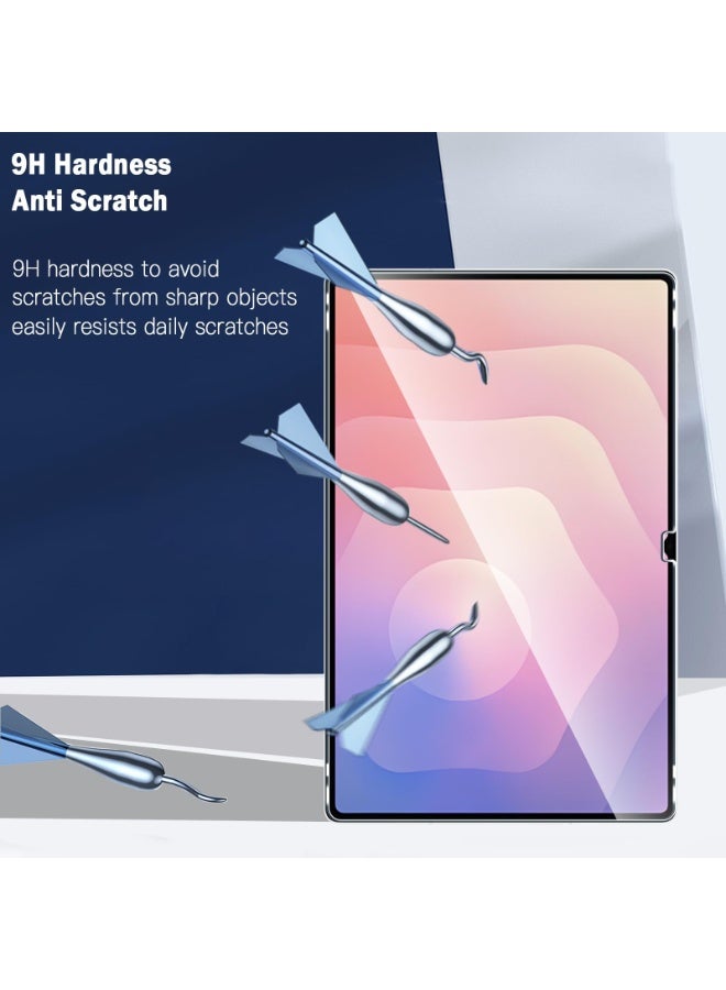 سانموجيد واقي شاشة من قطعتين لجهاز سامسونج جالاكسي تاب S11 ألترا مقاس 14.6 بوصة، شفاف للغاية، صلابة 9H، حساس للمس، مضاد للخدش، مضاد لبصمات الأصابع، واقي شاشة من الزجاج المقوى - Image 5