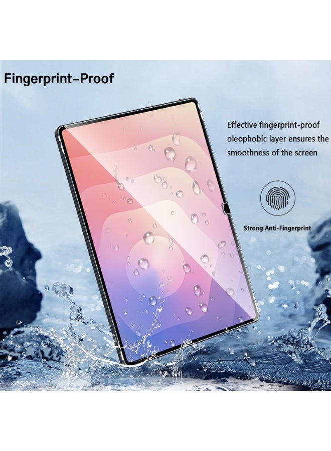 سانموجيد واقي شاشة من قطعتين لجهاز سامسونج جالاكسي تاب S11 ألترا مقاس 14.6 بوصة، شفاف للغاية، صلابة 9H، حساس للمس، مضاد للخدش، مضاد لبصمات الأصابع، واقي شاشة من الزجاج المقوى - Image 4