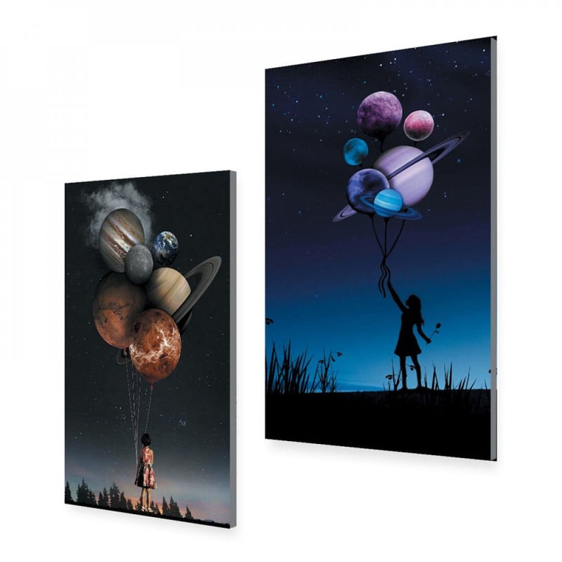 ماركتنا لوحة قماشية ثنائية بتصميم مودرن - Image 2