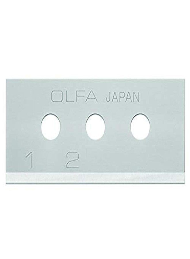 OLFA 1096855 Dual-Edge Blade for SK-10 Safety Knives, Silver, Silver (Pack of 60) - Image 2