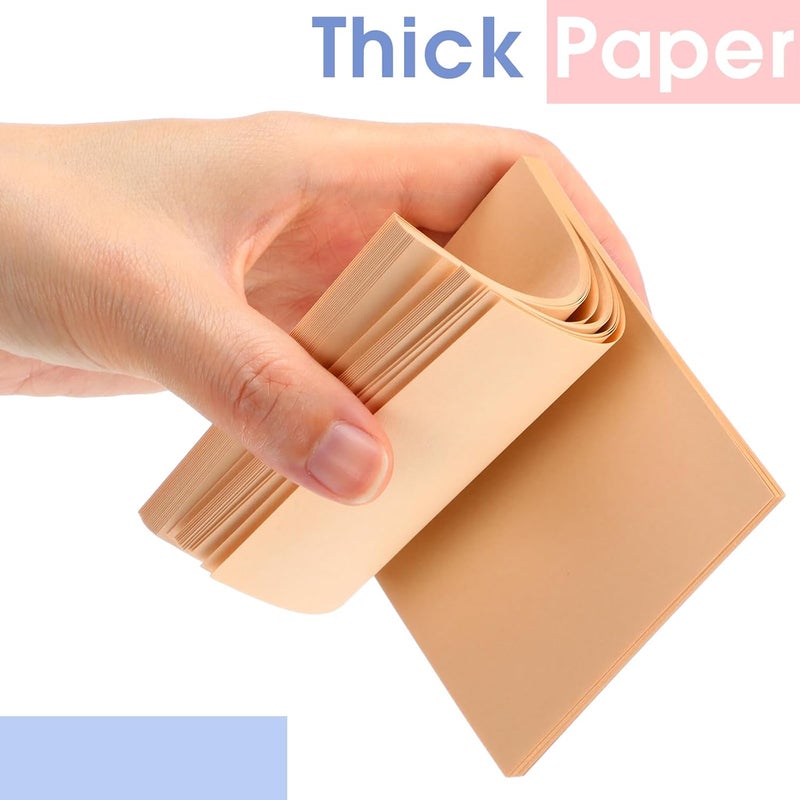 Thenshop 12 Pads Sticky Notes 3''x3'', Self Stick Notes Pads Office Supplies, Gradient Colors Vintage Color 50 Sheets/Pad for School, Office, Home(Morandi Colors) - Image 4