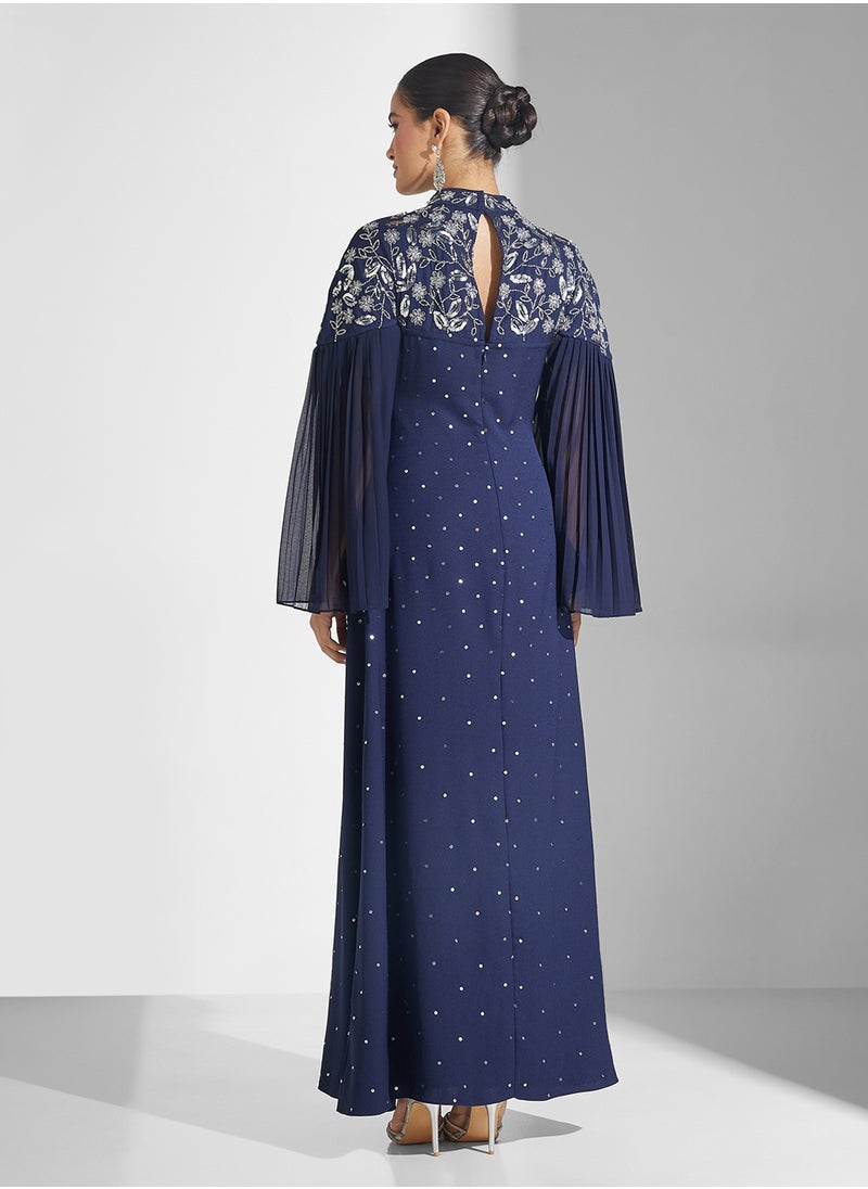 Frock and Frill - Flutter Sleeve Maxi Dress - Image 1
