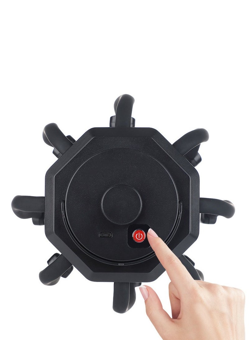 general Hair Scalp Massager with 8 Vibrating Contacts, Rechargeable Portable Head Massager for Pain and Anxiety Relief, Stress Relax, Tension, Relaxation, Deep Sleep, Multidimensional relaxation - Image 3