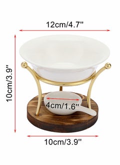 Generic Essential Oil Burner with Ceramic Bowl  - Image 4