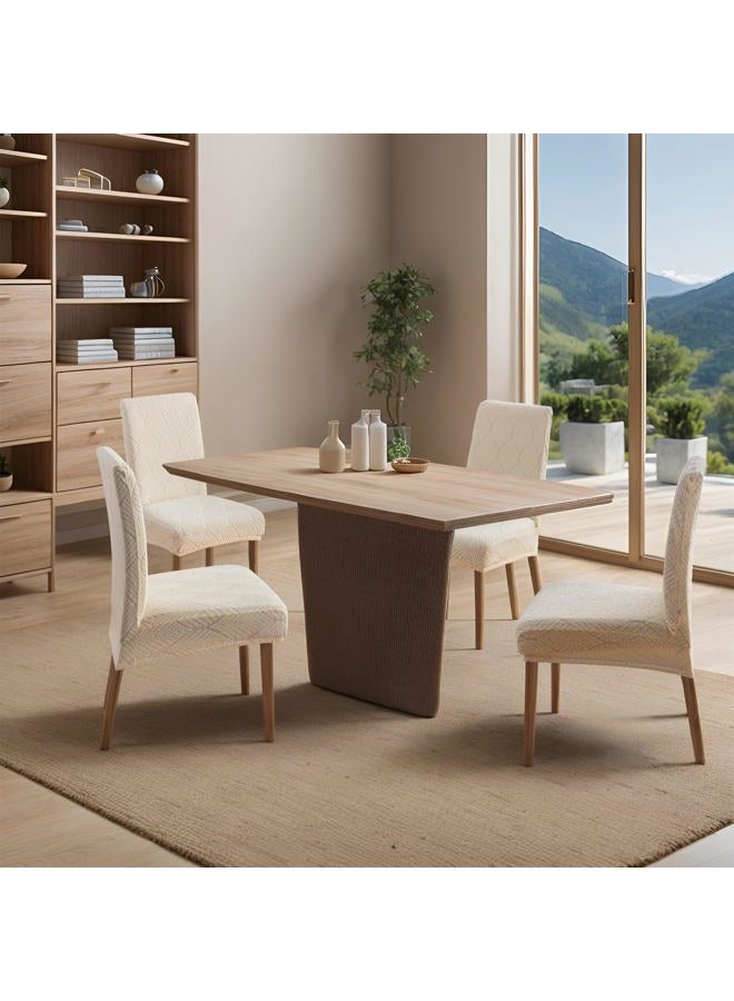 YUEANG Waterproof Dining Chair Covers, Chair Covers for Dining Room, Stretch Parsons Chair Slipcover, Removable, Washable for Dining Room Kitchen Chair Protector Cover - Image 2