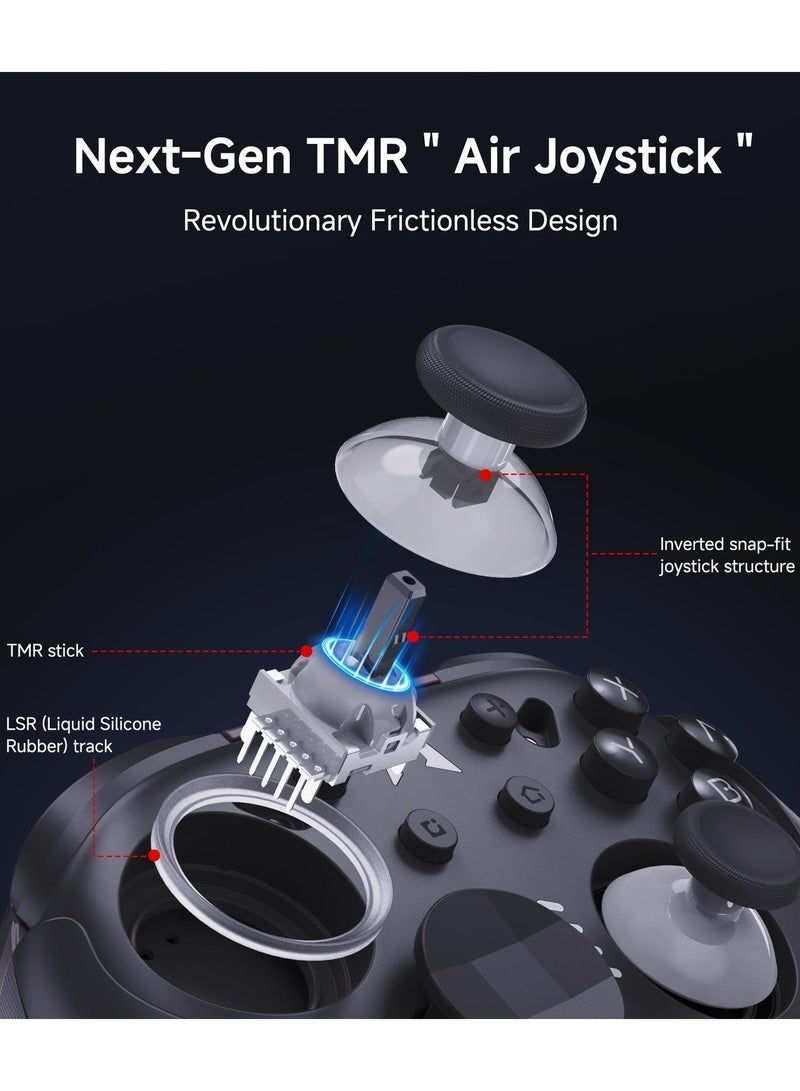 MOBAPAD Chitu2 HD Wireless Pro Controller for Nintendo Switch 2/1 Lite/OLED, Gamepad with TMR Glide Joysticks [ZERO Drift], HD Rumble, NFC, Mechanical Buttons, Turbo, Programming, 6 Axis Gyro - Image 2
