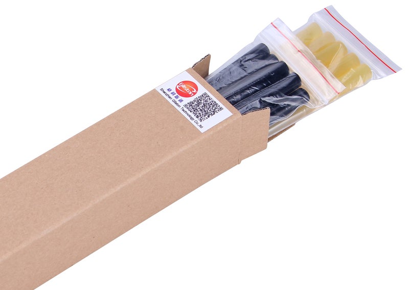 GLISTON Paintless Dent Removal Glue Sticks Hot Glue Sticks Paintless Dent Repair Tool for Car Repair Dent Remover Tool Set - 5 PCS Black & 5 PCS Yellow - Image 4