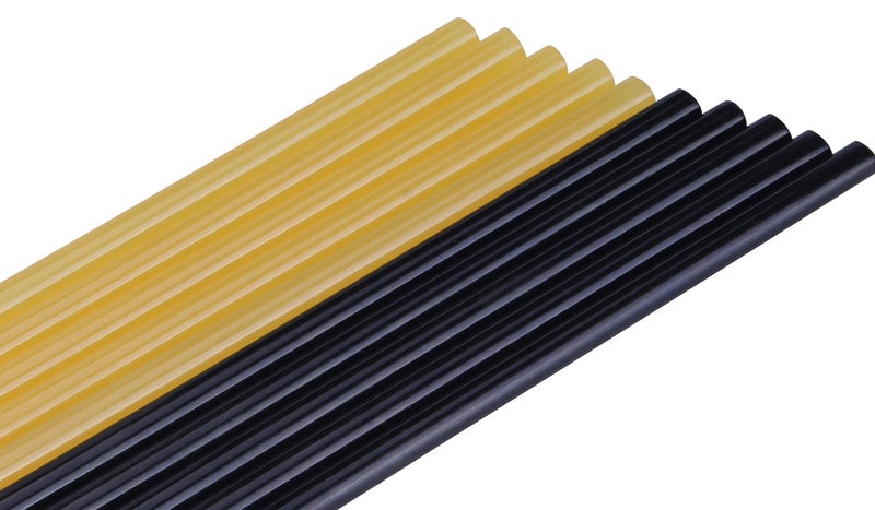 GLISTON Paintless Dent Removal Glue Sticks Hot Glue Sticks Paintless Dent Repair Tool for Car Repair Dent Remover Tool Set - 5 PCS Black & 5 PCS Yellow - Image 2