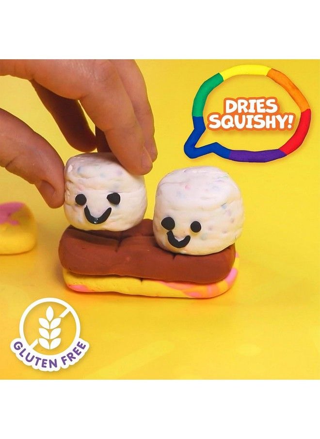 made by me Mixy Squish Rainbow Mega Pack By Horizon Group Usa Includes 12 Oz. Of Premade Air Dry Clay Sensory Play 12 Colors 5 Different Crunchy Bumpy Soft Textures Dries Squishy & Smooth  - Image 5