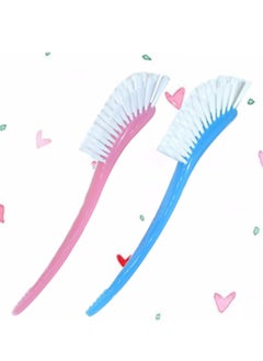 Oasisgalore 2 pcs Straw & Bottle Cleaning Brushes, Silicone, for Glasses, Baby Bottles, Vacuum Cups, Feeding Bottles  - Image 4